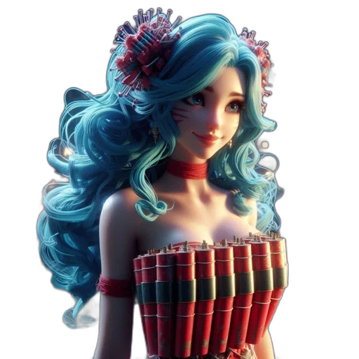 dress, fantasy art, concept art, 3d render transparent PNG cut-out