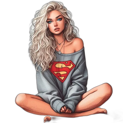 comic book art, cartoon, fantasy art, pixel art transparent PNG cut-out