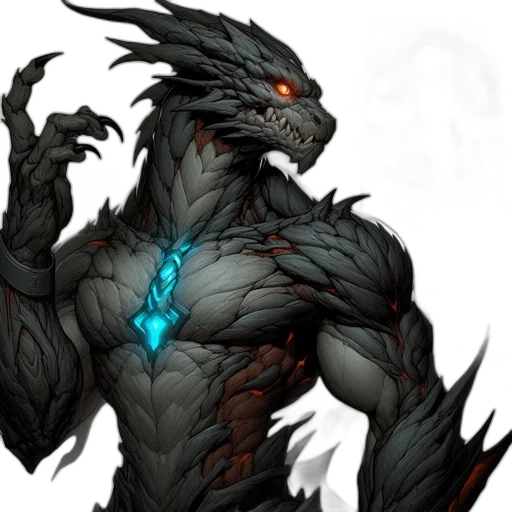 dragon, creature, animal, staff transparent PNG cut-out