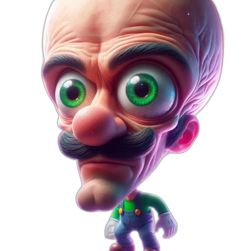 face, mask, creature, staff transparent PNG cut-out