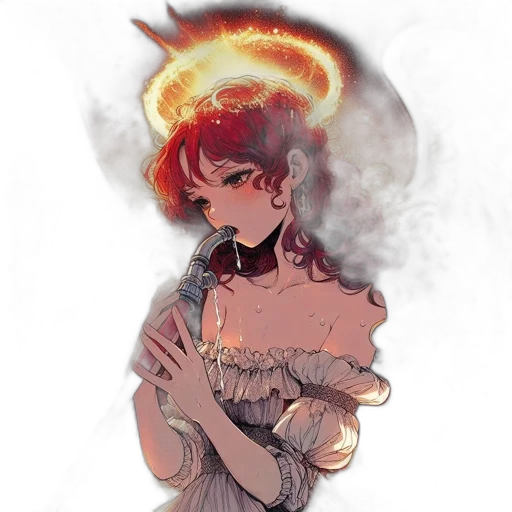 crown, staff, dress, weapon transparent PNG cut-out