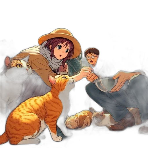 staff, animal, creature, hat transparent PNG cut-out