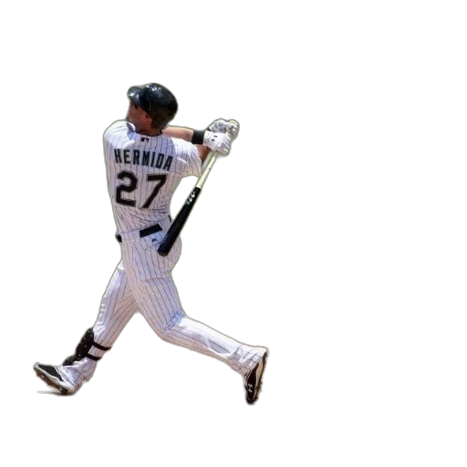 3d render, baseball, player, name transparent PNG cut-out