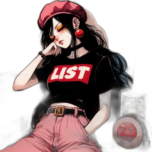 hat, jewelry, comic book art, concept art transparent PNG cut-out