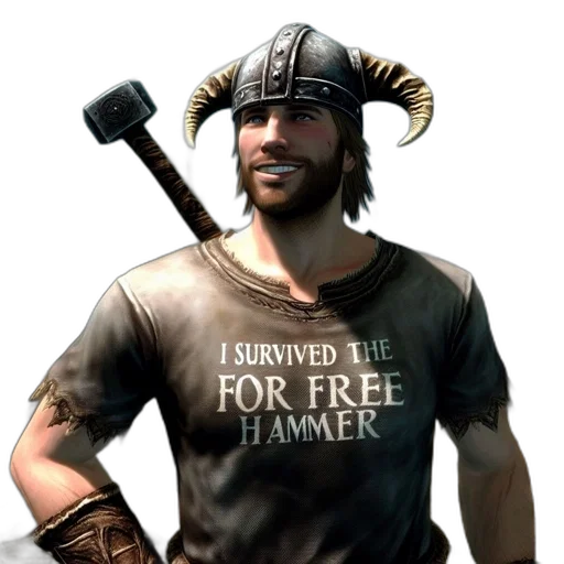 weapon, hat, sword, staff transparent PNG cut-out