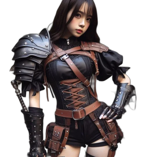 weapon, sword, dress, robot transparent PNG cut-out