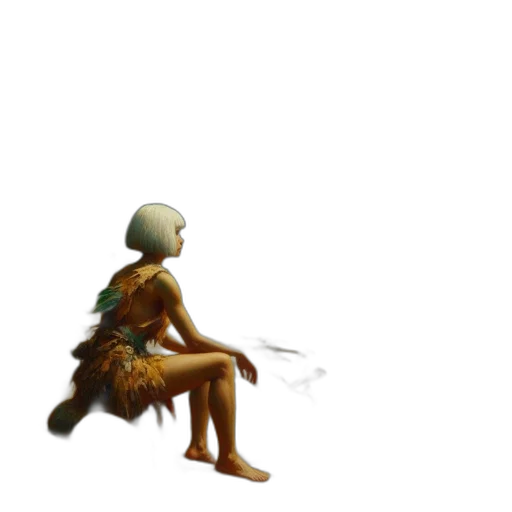 staff, weapon, creature, mask transparent PNG cut-out