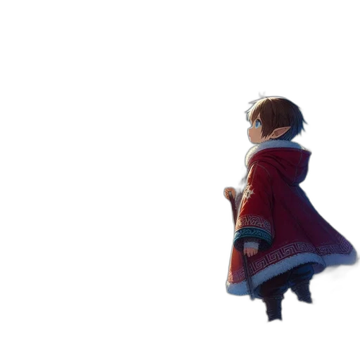 jacket, staff, robot, sword transparent PNG cut-out