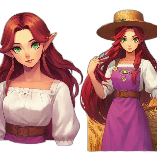 fantasy art, concept art, pixel art, 3d render transparent PNG cut-out