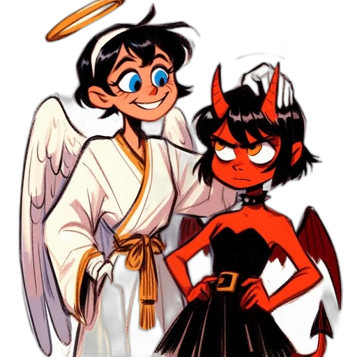 concept art, cartoon, comic book art, anime transparent PNG cut-out