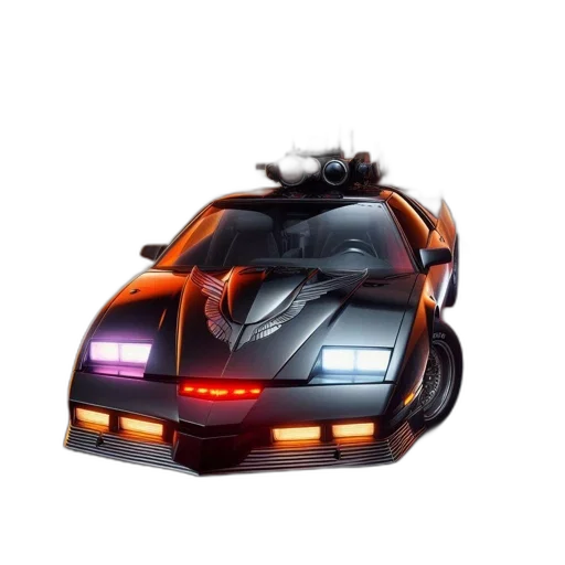 car, robot, dragon, hat transparent PNG cut-out