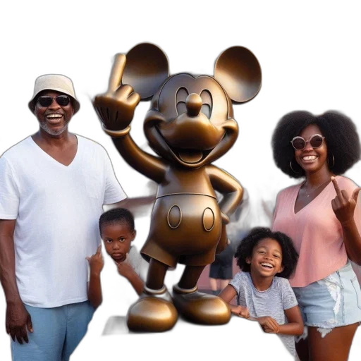 disney, theme, park, cheerful transparent PNG cut-out