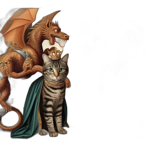 dragon, fantasy art, concept art, pixel art transparent PNG cut-out