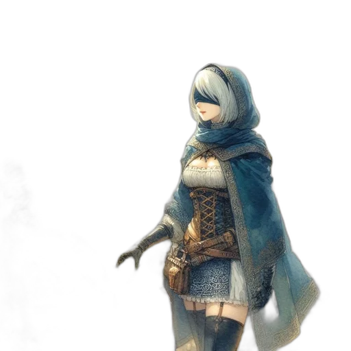 sword, staff, weapon, dress transparent PNG cut-out