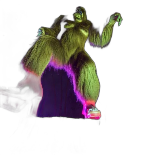 creature, animal, hair, mask transparent PNG cut-out