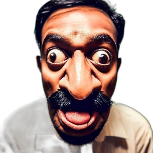 mask, face, staff, creature transparent PNG cut-out