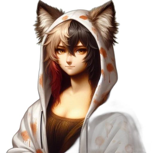 dress, fantasy art, pixel art, anime transparent PNG cut-out