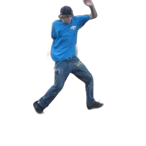 staff, hat, creature, jacket transparent PNG cut-out