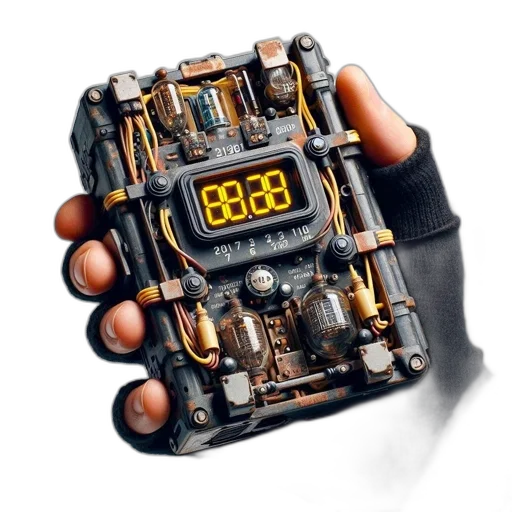 robot, weapon, cyberpunk, concept art transparent PNG cut-out