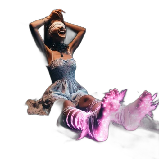 creature, shoes, dress, mask transparent PNG cut-out