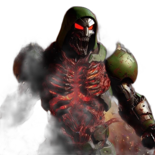 creature, concept art, 3d render, comic book art transparent PNG cut-out