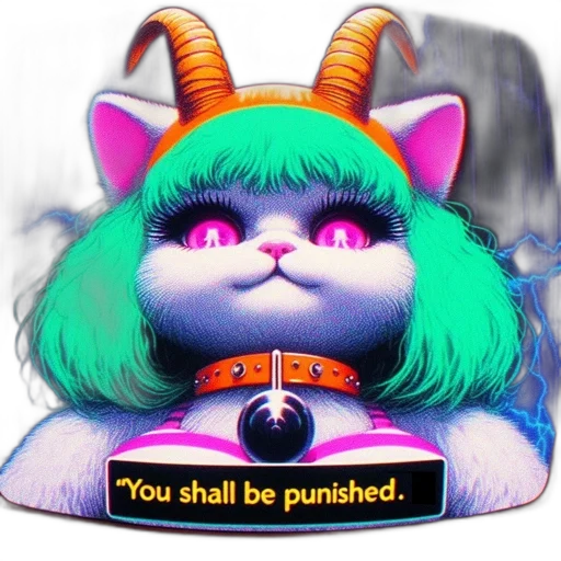 staff, weapon, vaporwave, 3d render transparent PNG cut-out