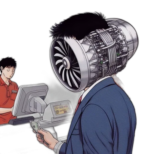 robot, mask, weapon, vaporwave transparent PNG cut-out