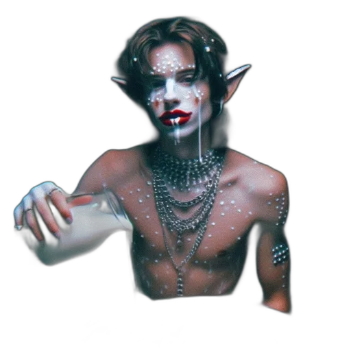jewelry, creature, mask, staff transparent PNG cut-out
