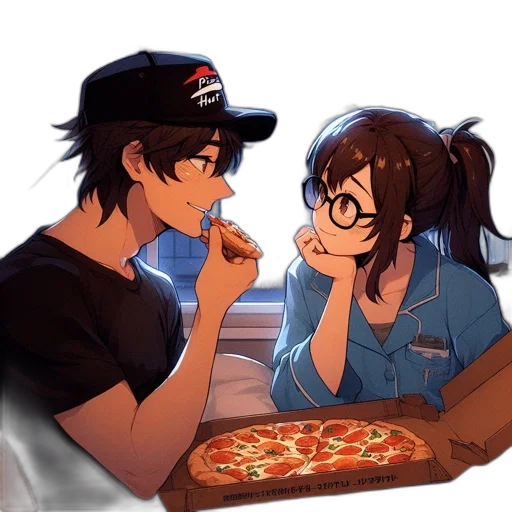food, anime, pixel art, cartoon transparent PNG cut-out