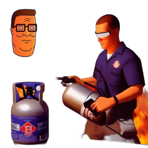 mask, bottle, staff, robot transparent PNG cut-out