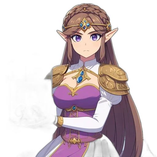 crown, staff, dress, sword transparent PNG cut-out