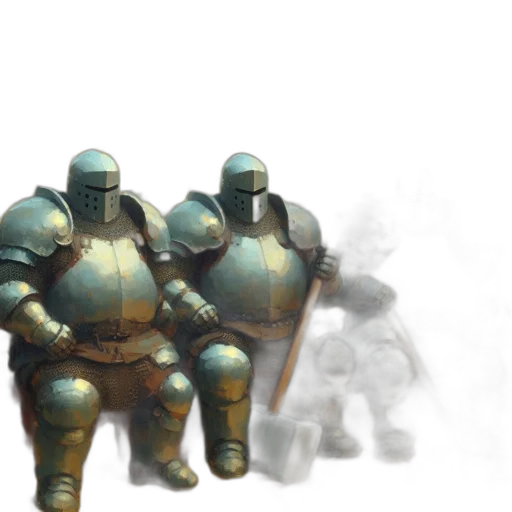 robot, weapon, sword, staff transparent PNG cut-out