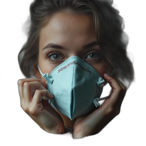 mask, face, photorealistic, concept art transparent PNG cut-out