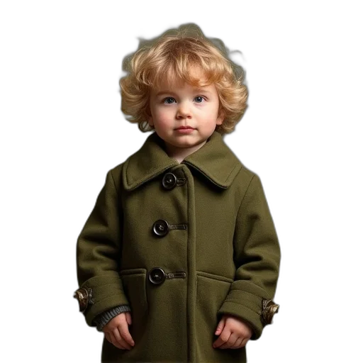 jacket, photorealistic, earth tones, green transparent PNG cut-out