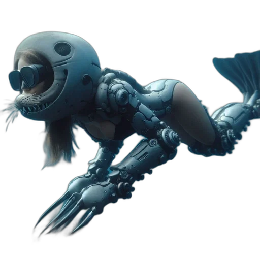 creature, robot, animal, mask transparent PNG cut-out