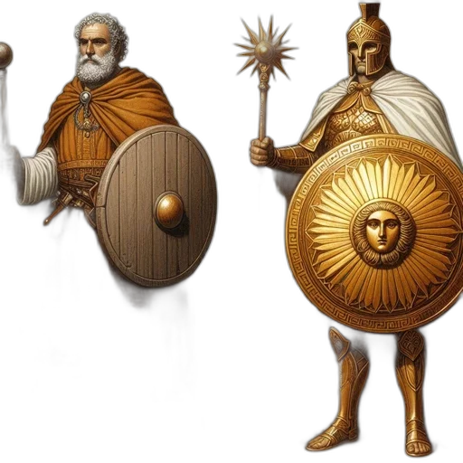 concept art, fantasy art, 3d render, golden transparent PNG cut-out