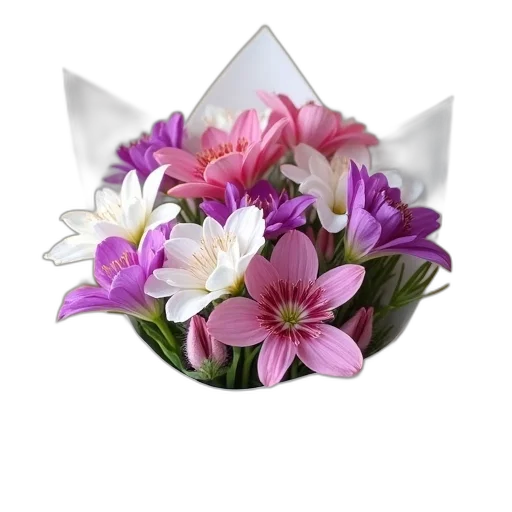 flower, crown, jewelry, photorealistic transparent PNG cut-out