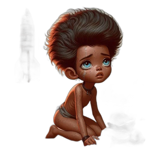 creature, hair, concept art, fantasy art transparent PNG cut-out