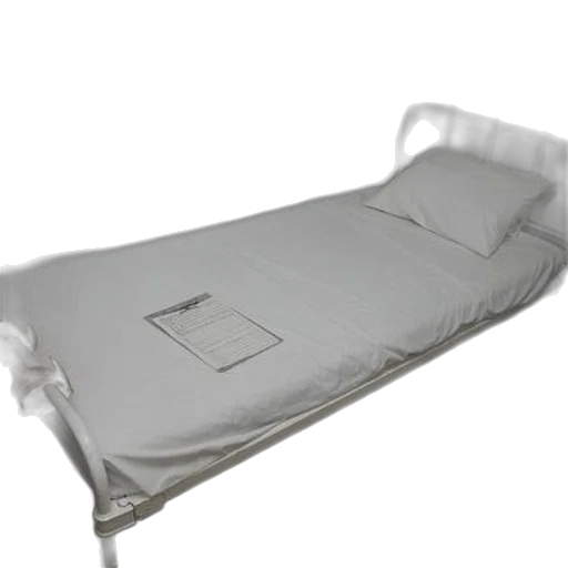 furniture, white, metal, bed transparent PNG cut-out