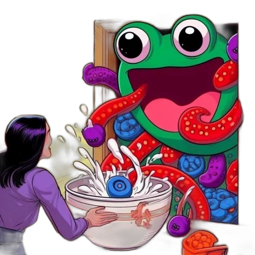 food, creature, concept art, underwater transparent PNG cut-out