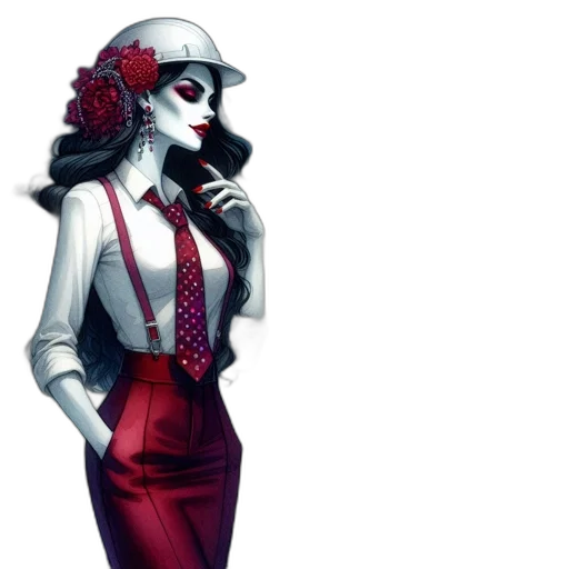 dress, jewelry, concept art, fantasy art transparent PNG cut-out