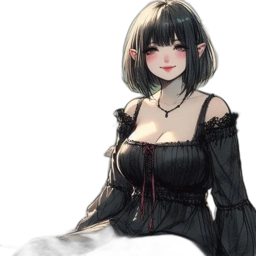 dress, creature, staff, mask transparent PNG cut-out