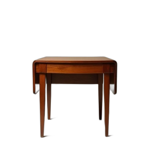 furniture, 3d render, brown, square transparent PNG cut-out