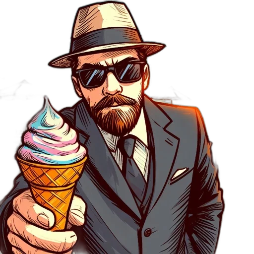 hat, staff, food, jacket transparent PNG cut-out