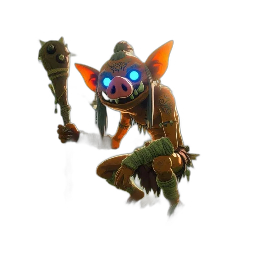 staff, weapon, creature, animal transparent PNG cut-out