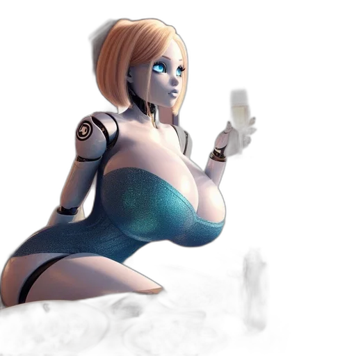robot, weapon, concept art, fantasy art transparent PNG cut-out