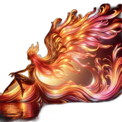 dragon, hair, crown, mask transparent PNG cut-out