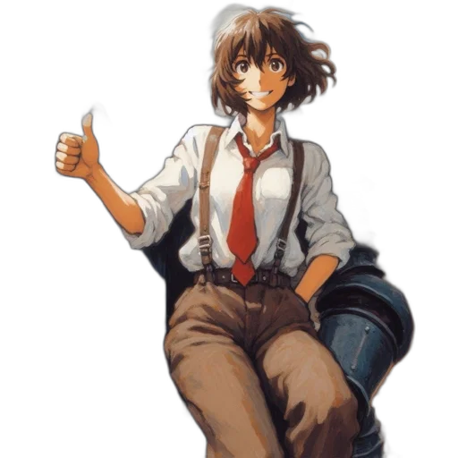 staff, jacket, umbrella, weapon transparent PNG cut-out