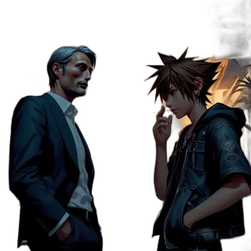 jacket, mask, concept art, comic book art transparent PNG cut-out