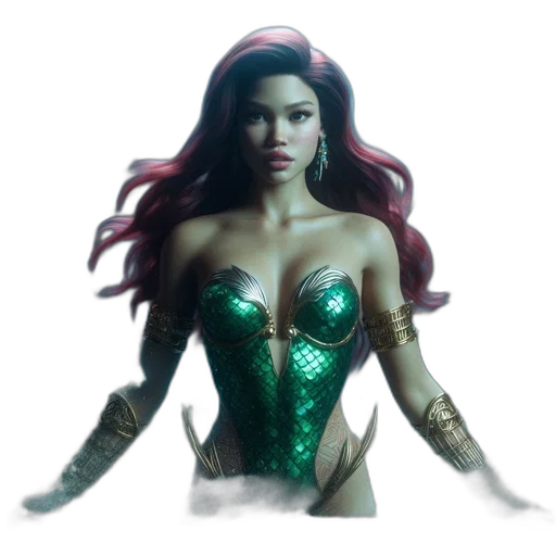 fantasy art, comic book art, concept art, 3d render transparent PNG cut-out